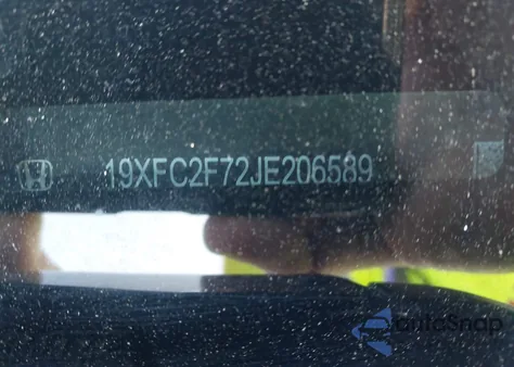 2018 Honda Civic Ex z USA, uszkodzony, nr VIN 19XFC2F72JE206589